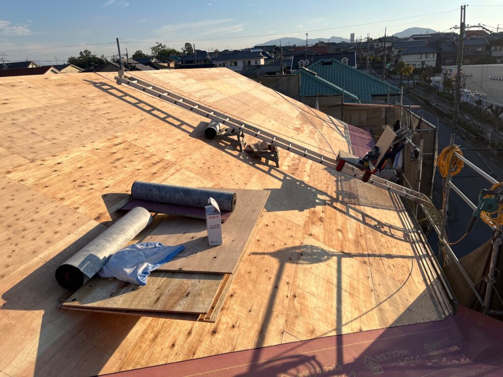 野地コンパネ補強