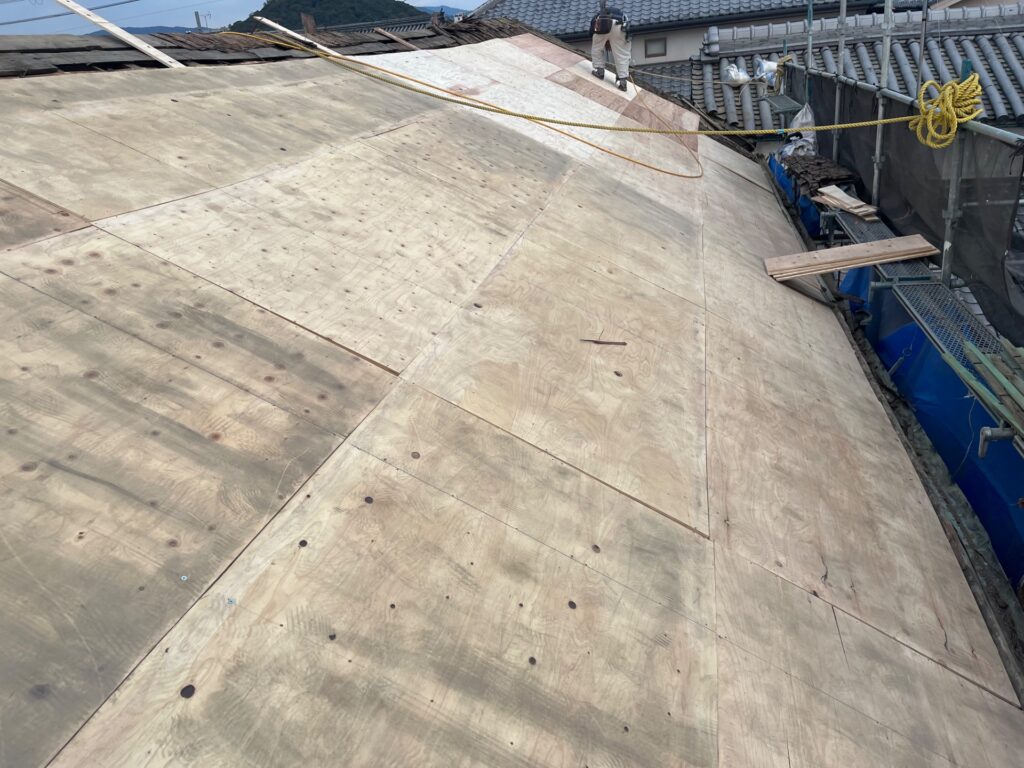 野地板補強