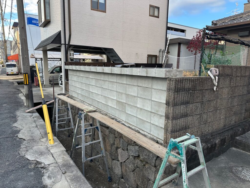 ブロック積状況