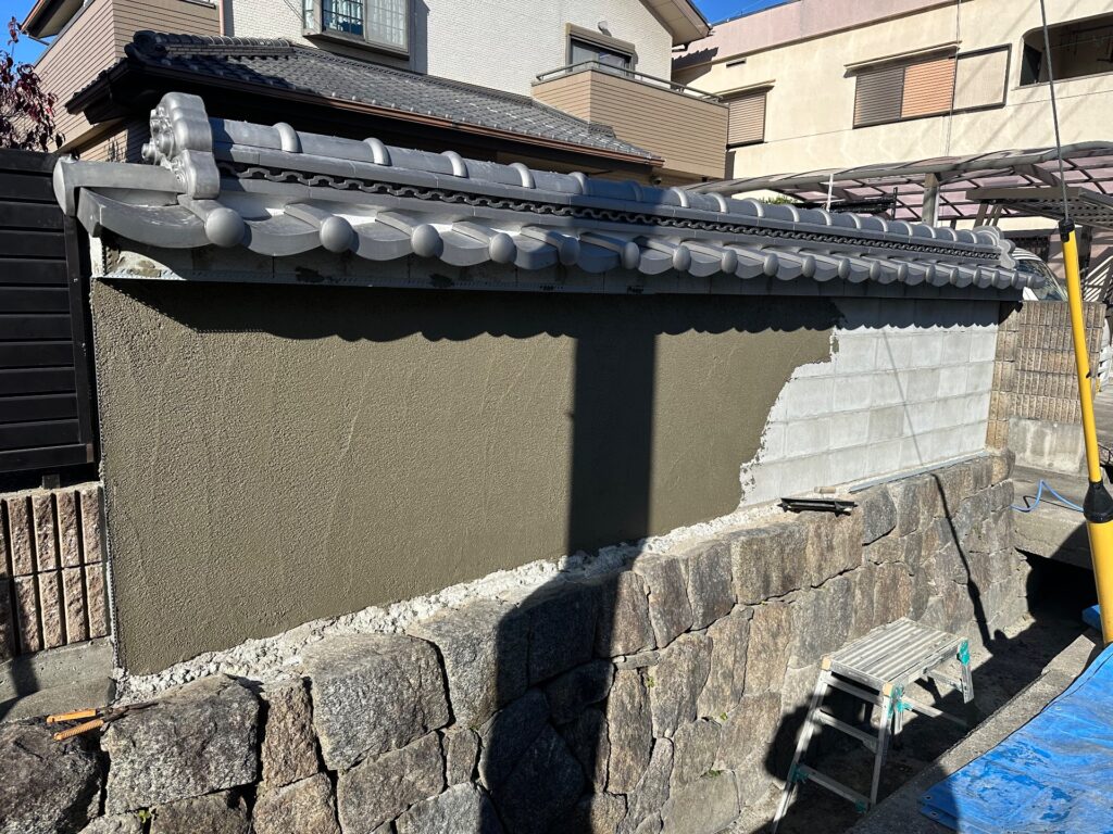 モルタル左官工事