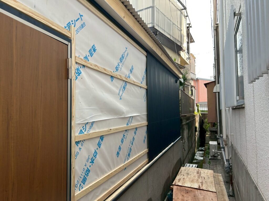 角波スリム施工