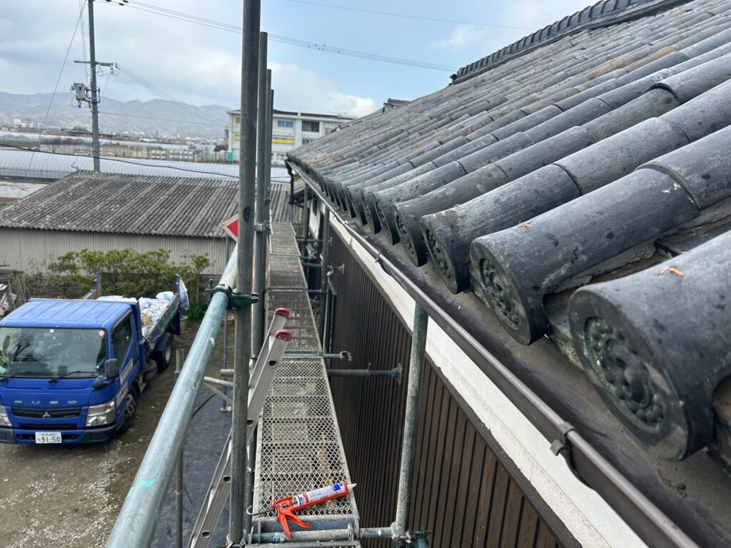 屋根修理状況