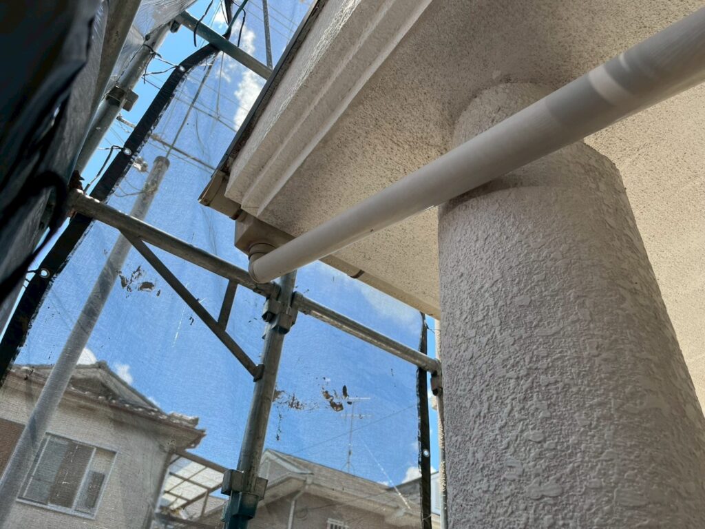 樋取替前